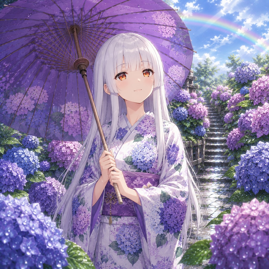 雨、あがったね
