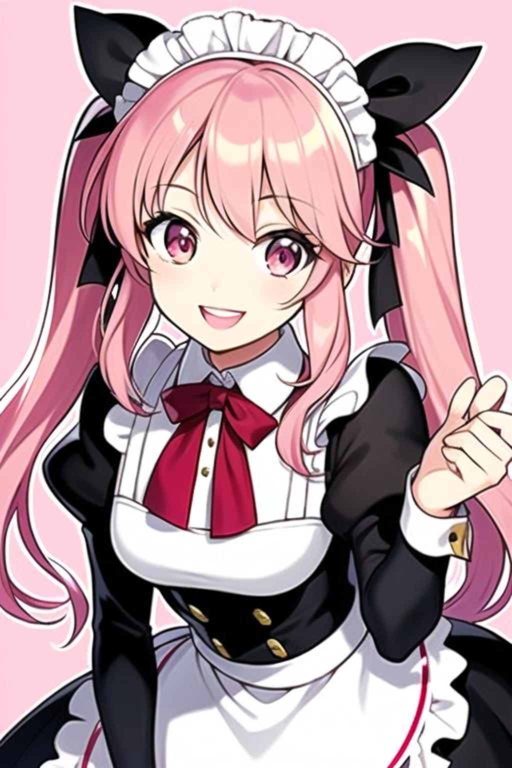 桃髪メイドほか