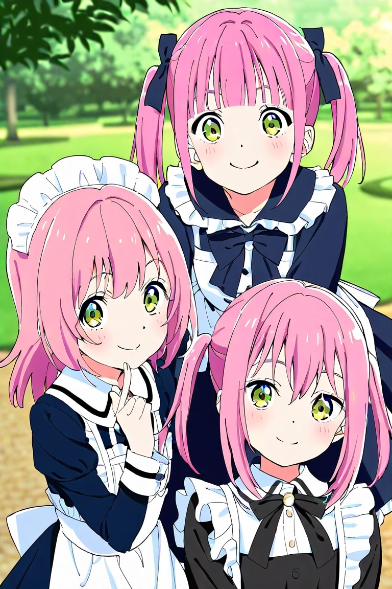 桃髪メイドほか | の人気AIイラスト・グラビア