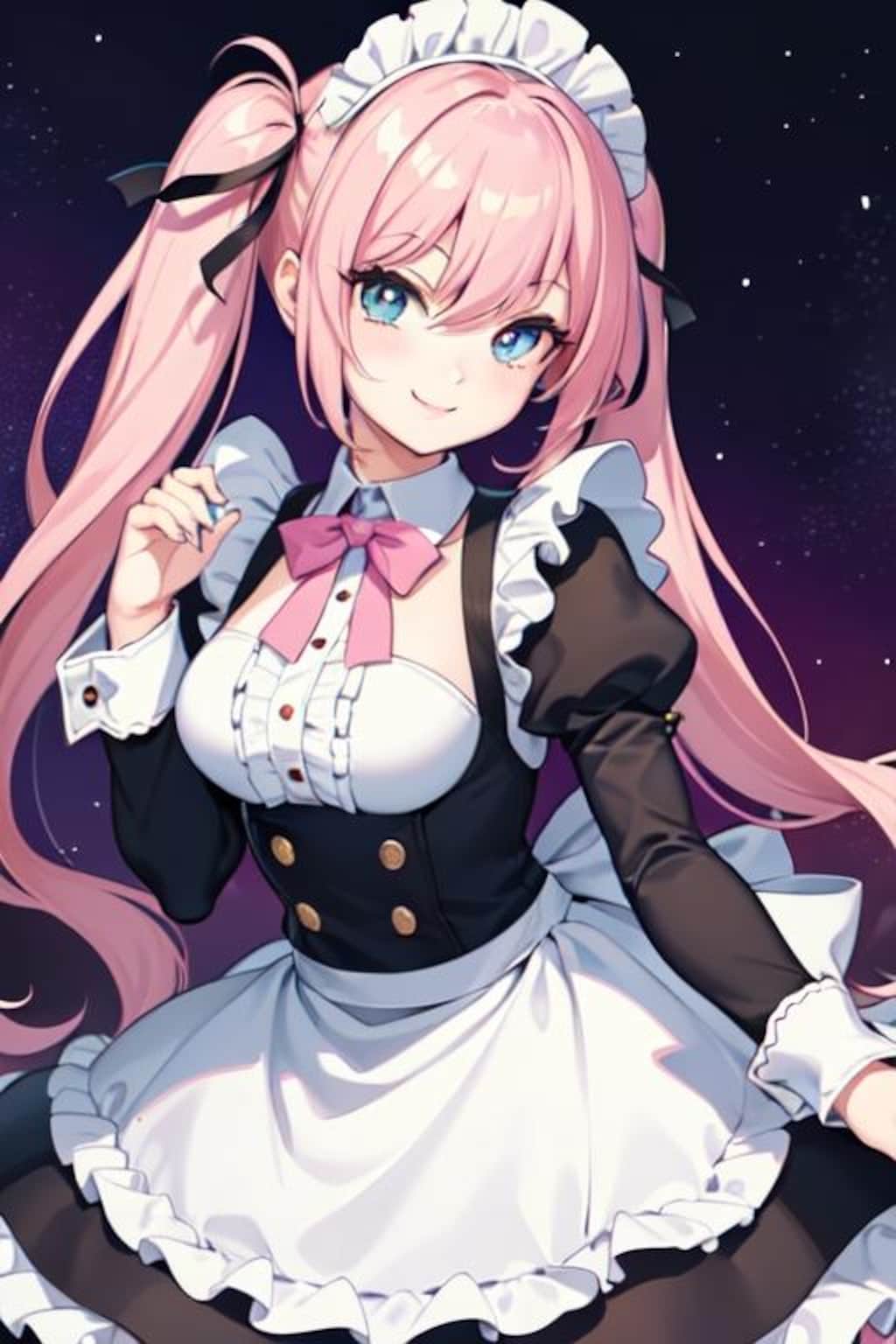 桃髪メイドほか