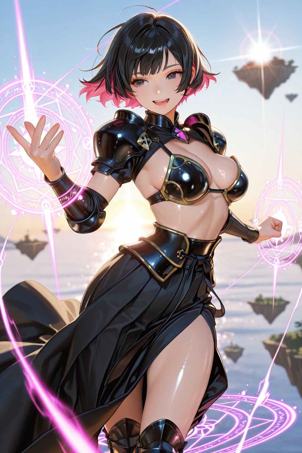 魔法を使う女勇者