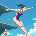 女子飛び込み系競技は健全スポーツハイレグが見れる数少ない希望！・・(そして、imageFXが拒否しない数少ないハイレグ♪） 2枚目
