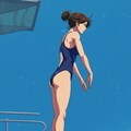 女子飛び込み系競技は健全スポーツハイレグが見れる数少ない希望！・・(そして、imageFXが拒否しない数少ないハイレグ♪） 9枚目