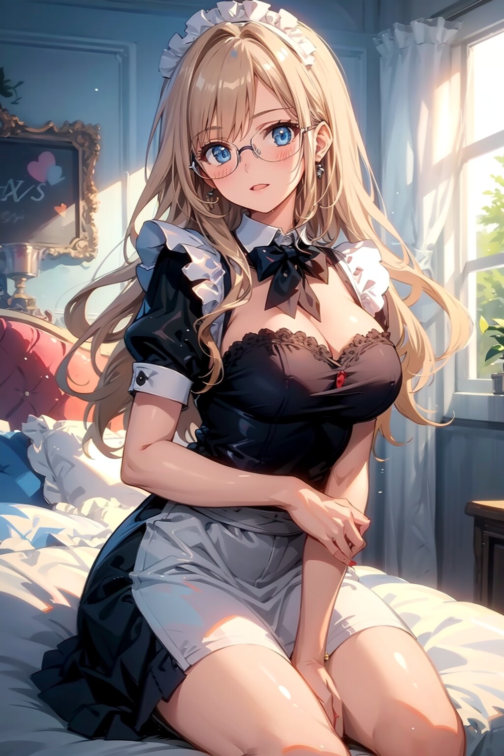 メガネ美少女メイド