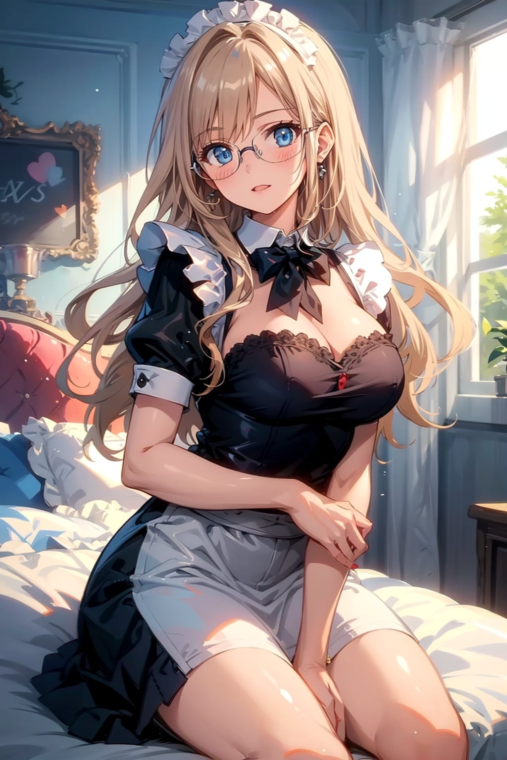 メガネ美少女メイド