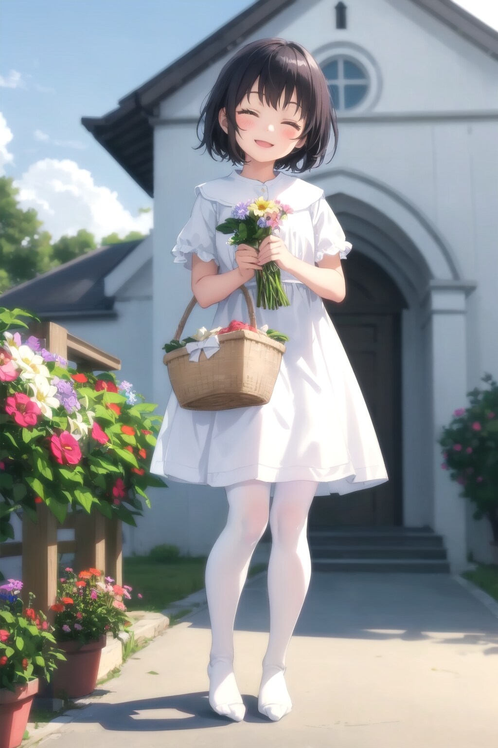 私がフラワーガールをするんだよ♪