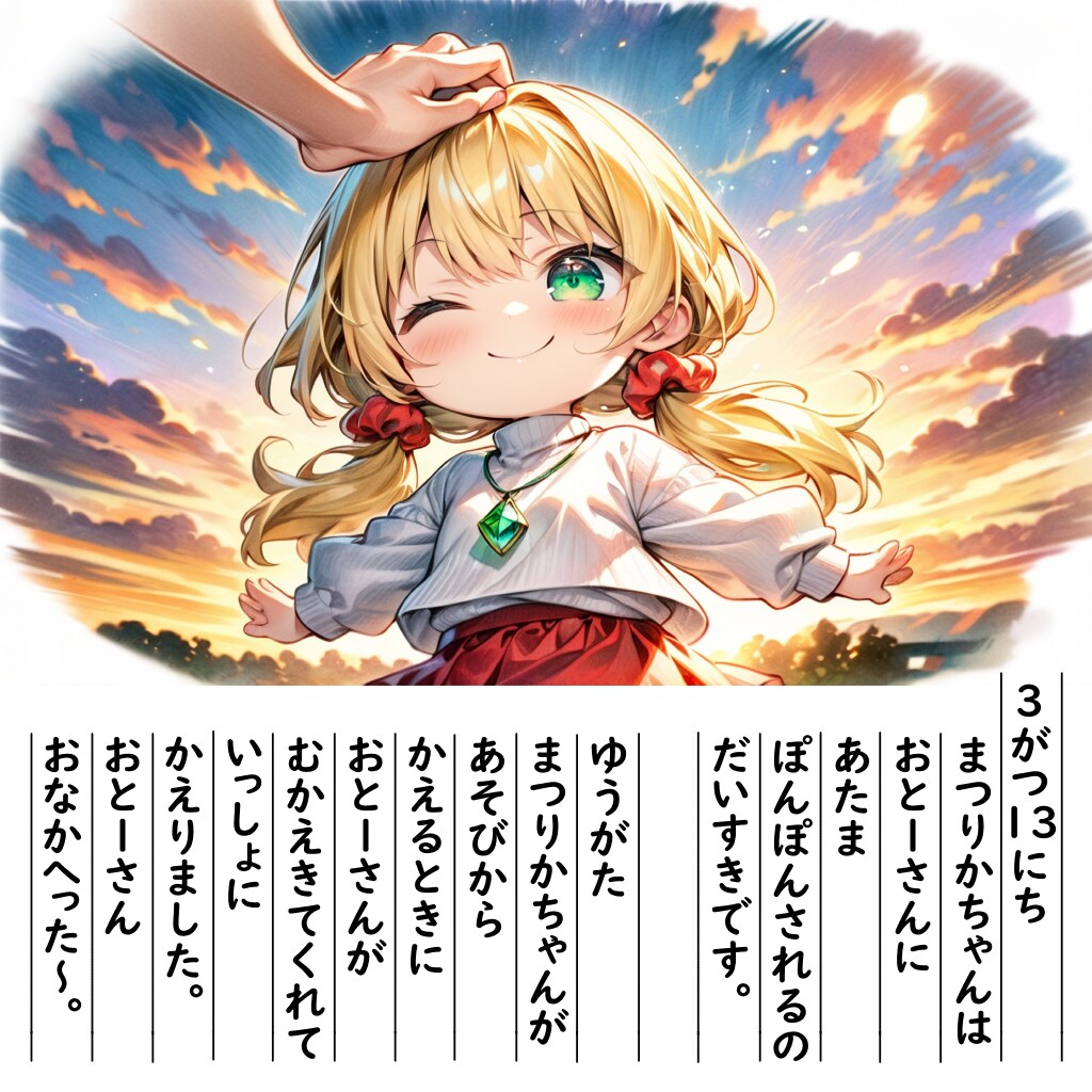 【絵日記】なでなですきです