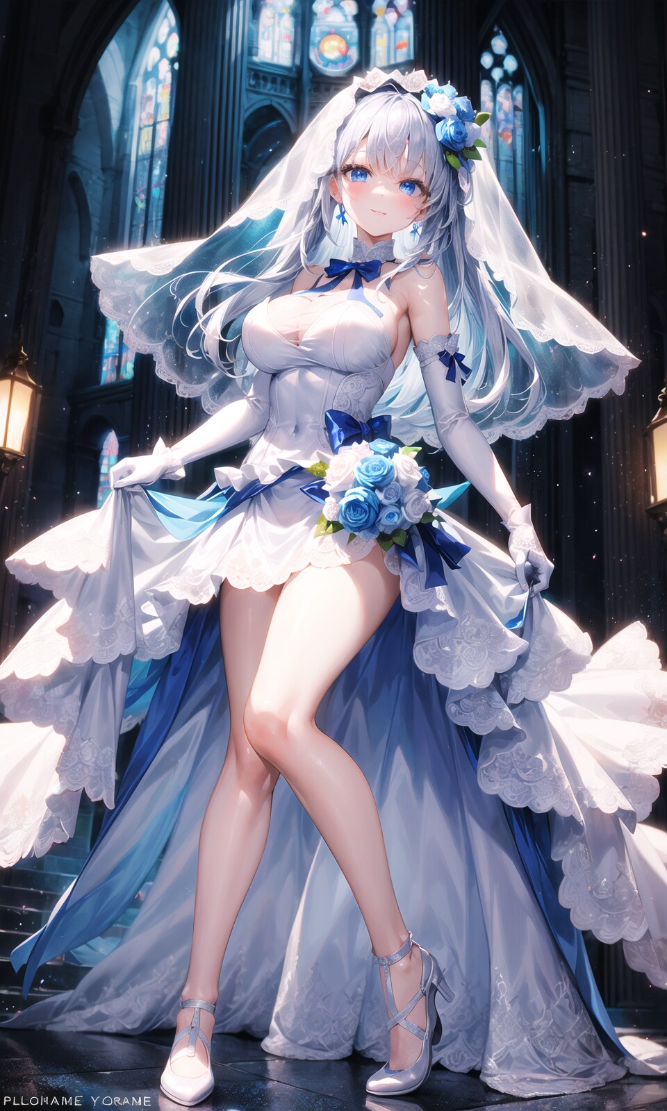 銀髪ちゃん・ジューンブライド