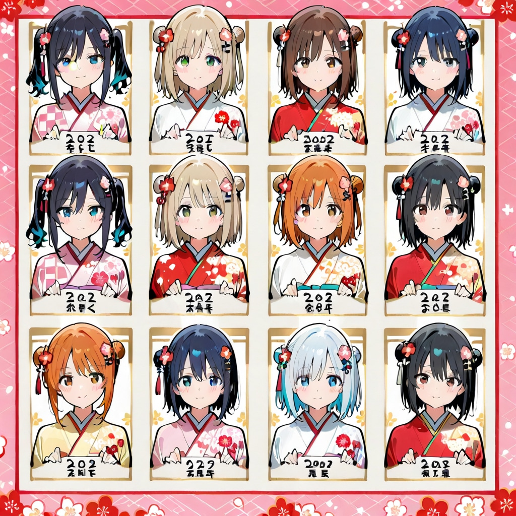 お正月ガールズ