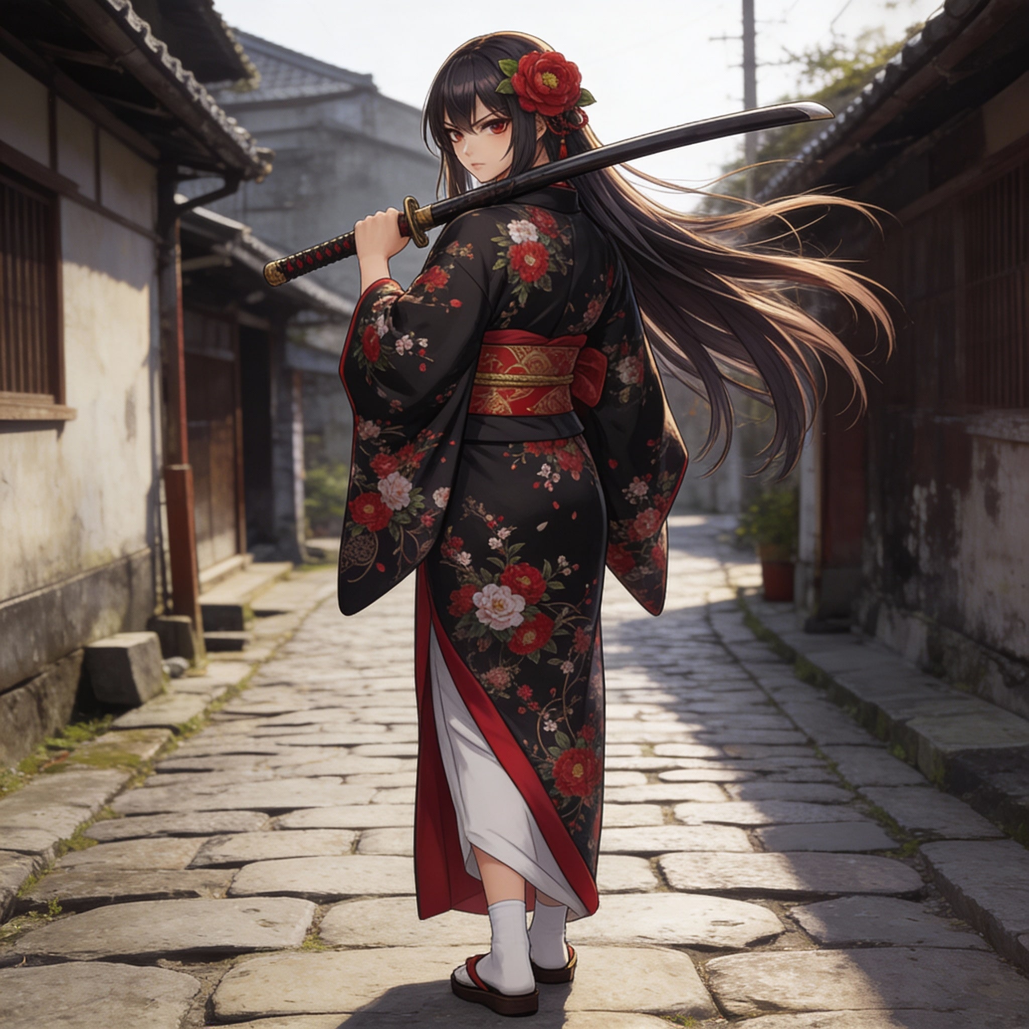 見返りツバキさん | の人気AIイラスト・グラビア