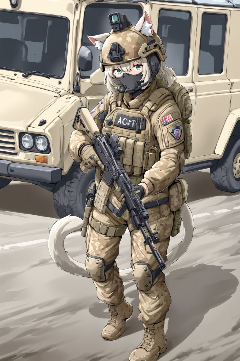 従軍猫娘