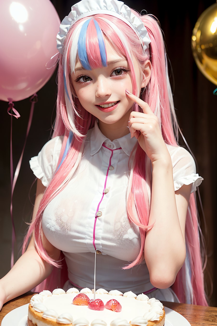 メイド喫茶で誕生日パーティ④