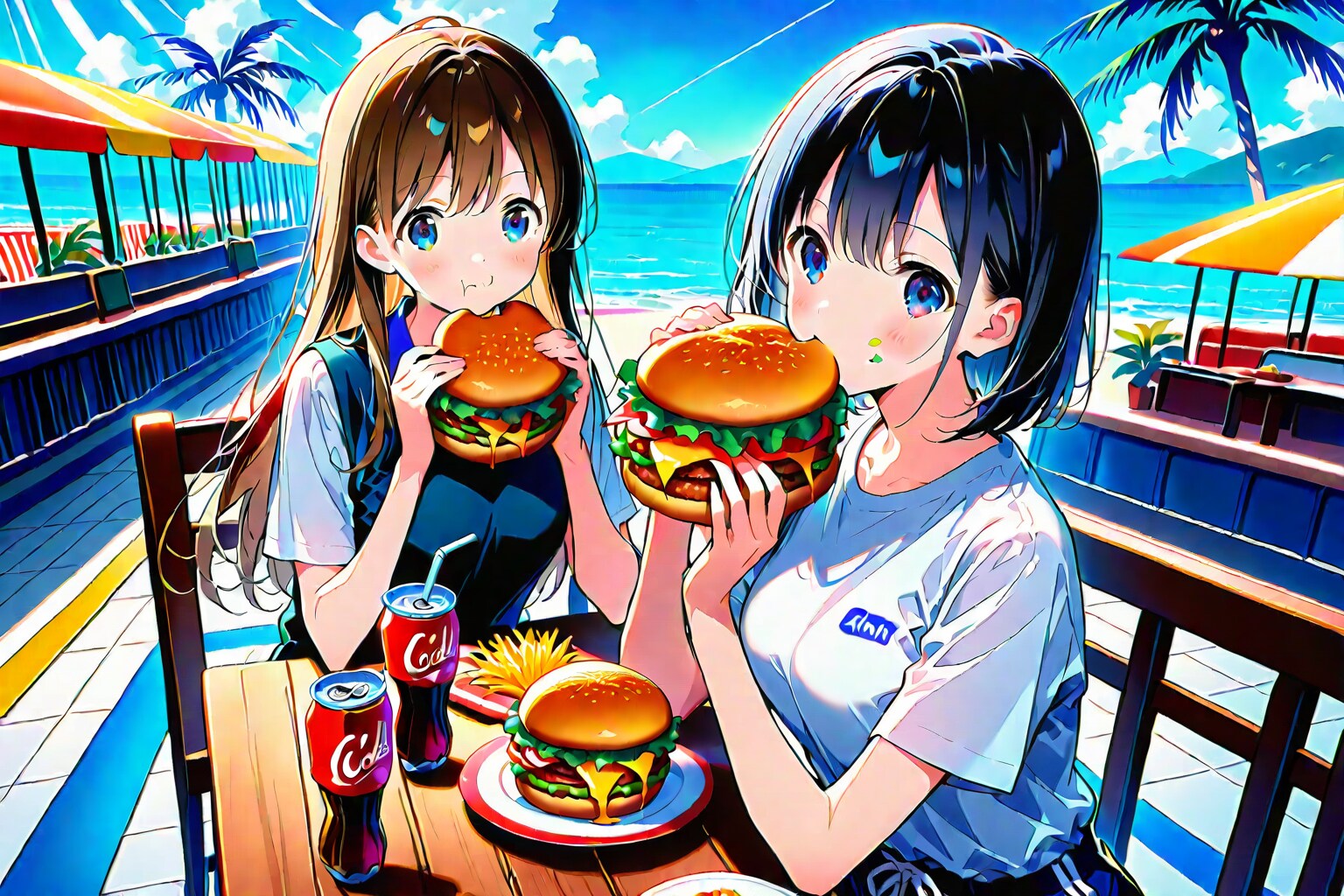 夏休み旅行 | の人気AIイラスト・グラビア