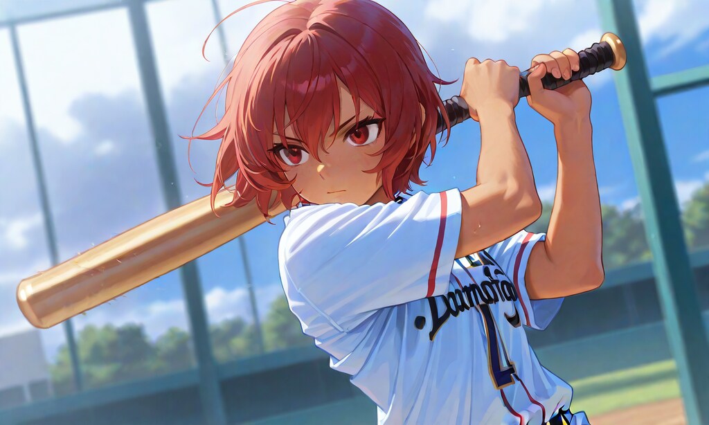 バッティング練習