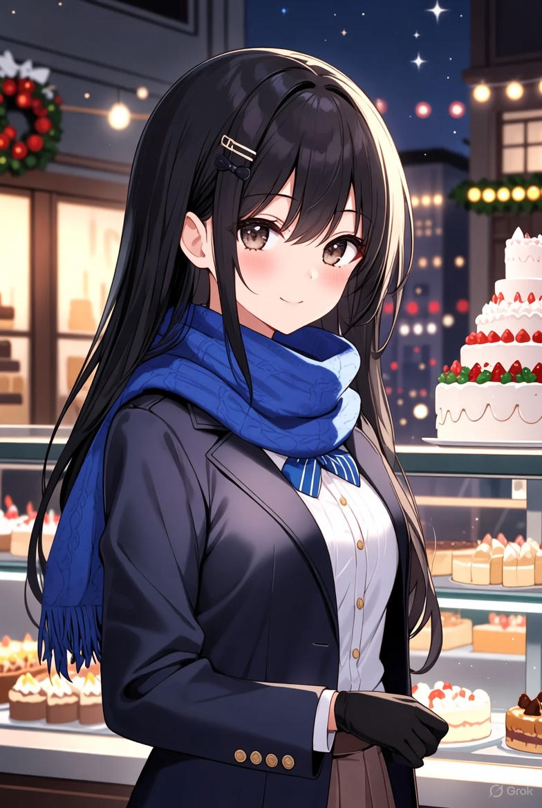 ケーキ屋にて | の人気AIイラスト・グラビア