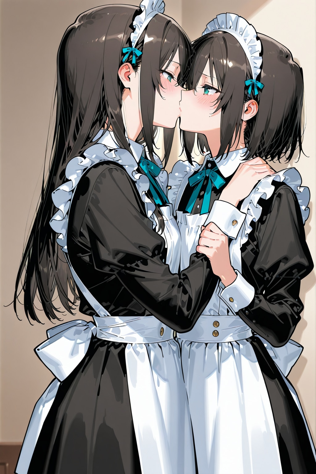 メイド同士のキス