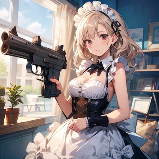 メイド×銃