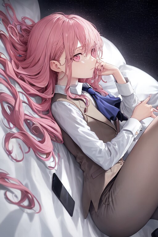 ピンク髪