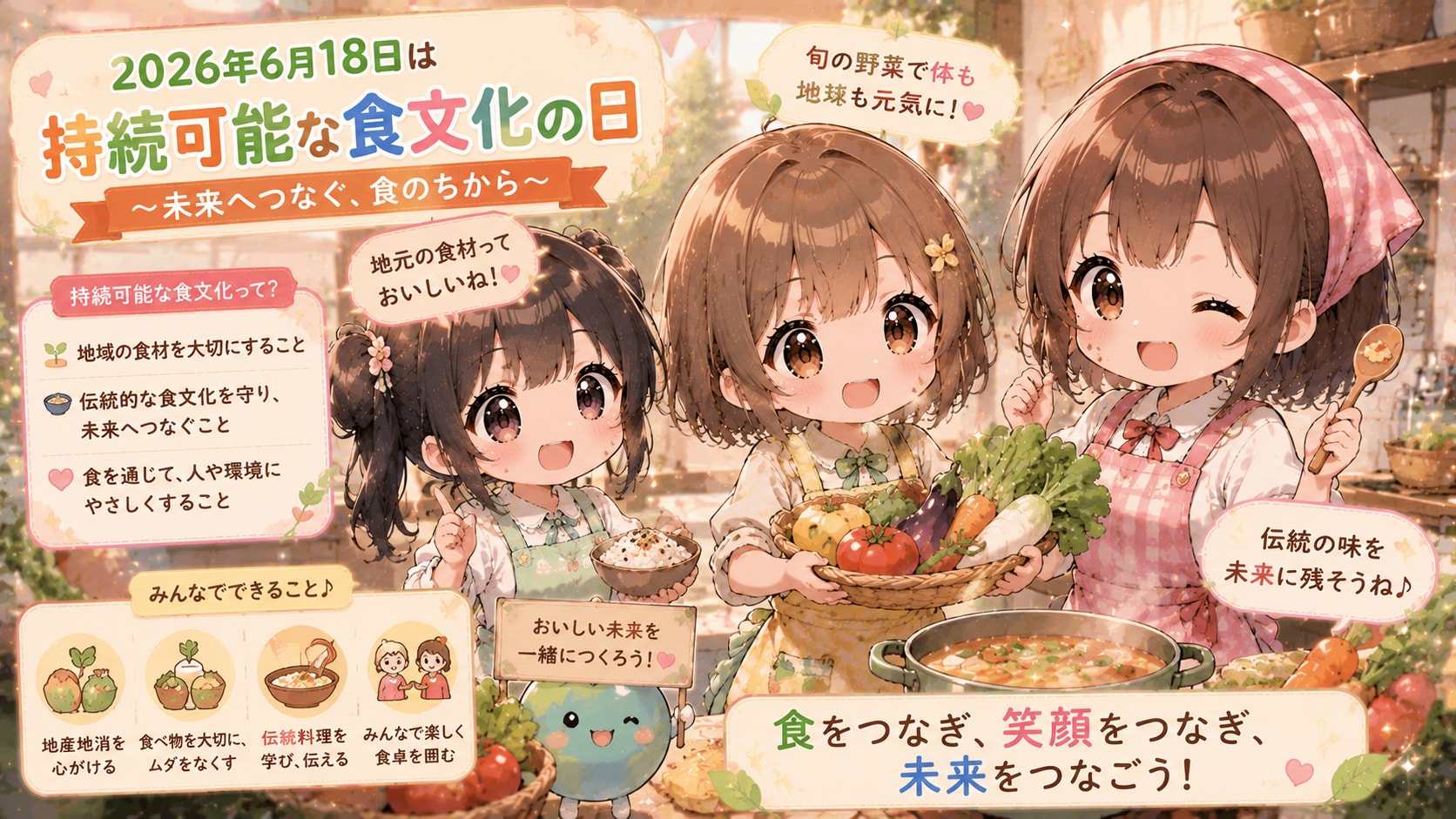 今日は何の日？（20260618固定＋チビ複＋ｲﾍﾞﾝﾄ指定）の生成（ＡI推論不使用）