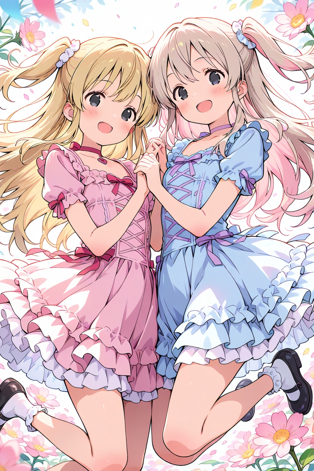 ふたごの舞ちゃん唯ちゃん | の人気AIイラスト・グラビア