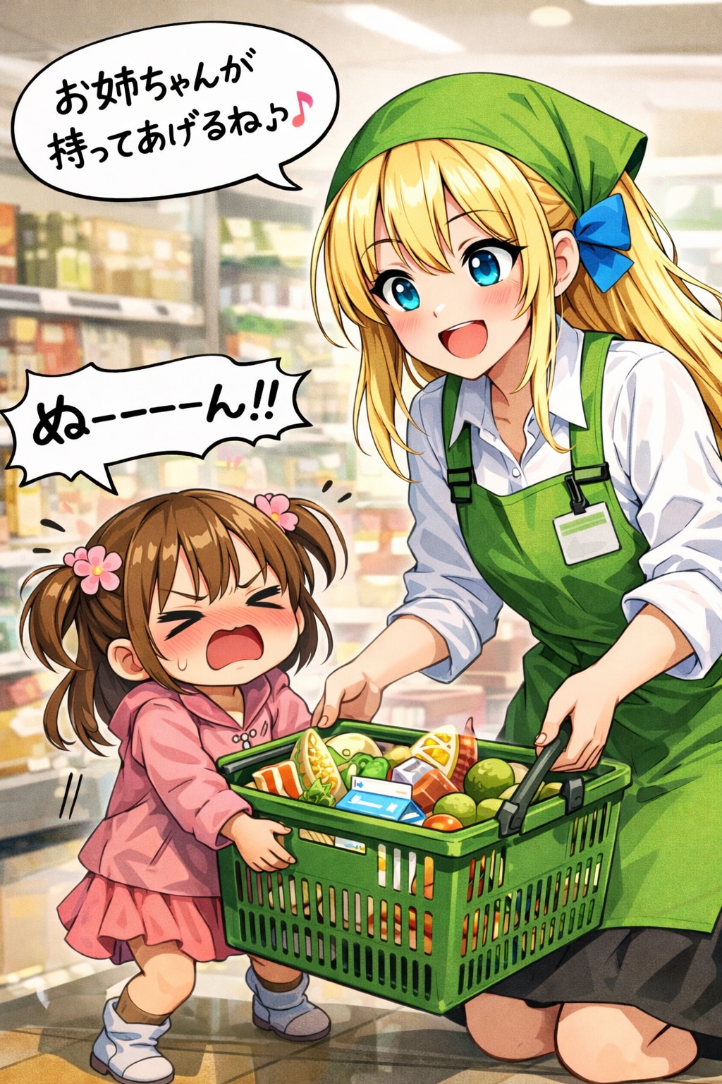 女の子とV4Bちゃん | の人気AIイラスト・グラビア