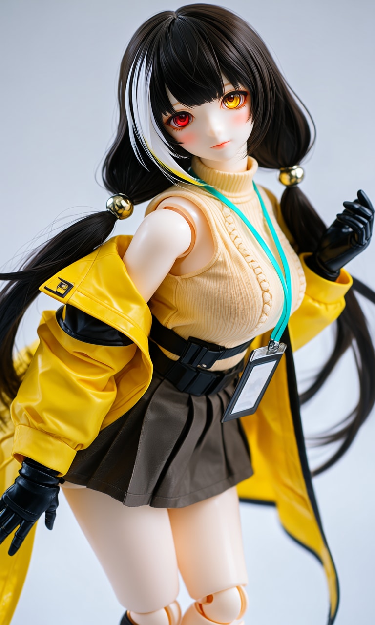 異世界制服少女達　アンドロイドサイバー少女 アクリルドールフィギュア