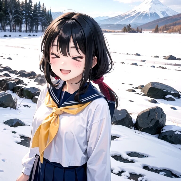 今日すごく寒いねっ　お兄ちゃん | の人気AIイラスト・グラビア