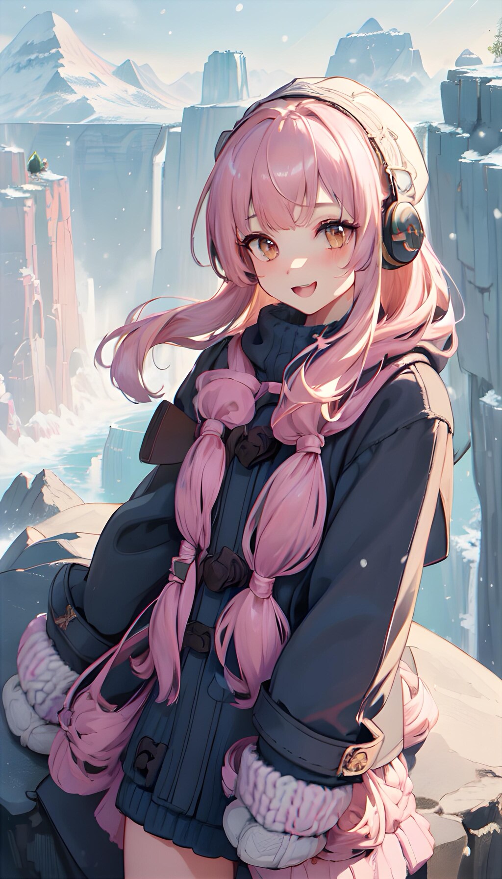 (4枚)冬山の旅にて出会った女の子