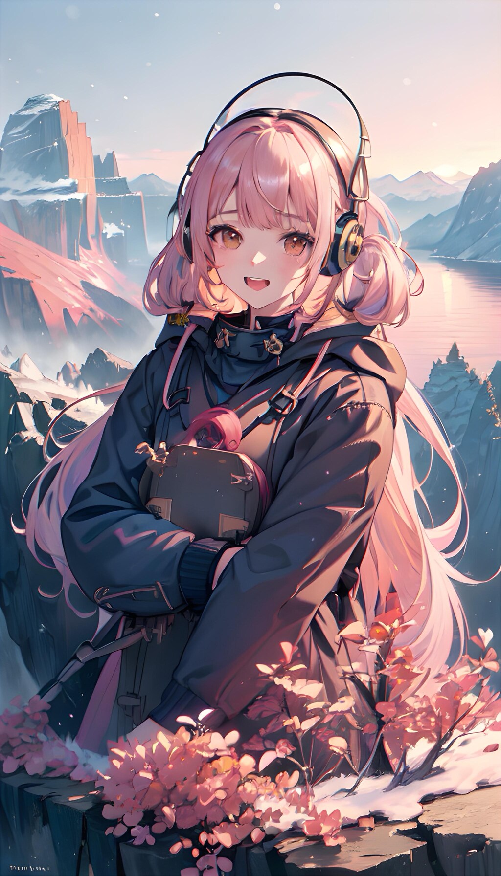 (4枚)冬山の旅にて出会った女の子