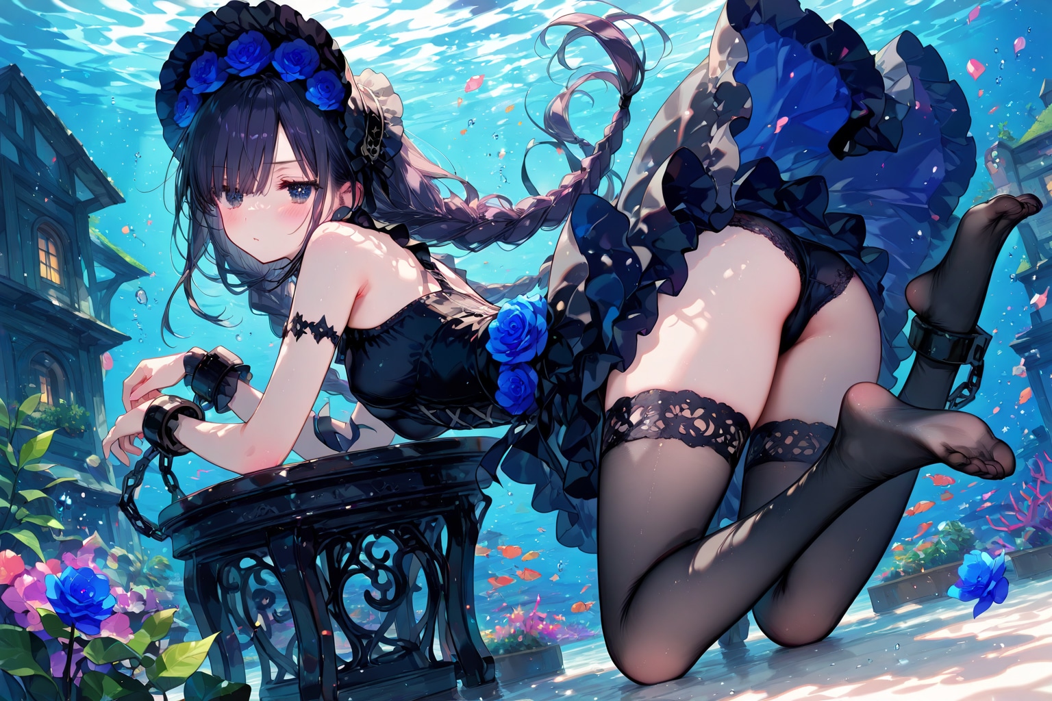blue gothic lolita