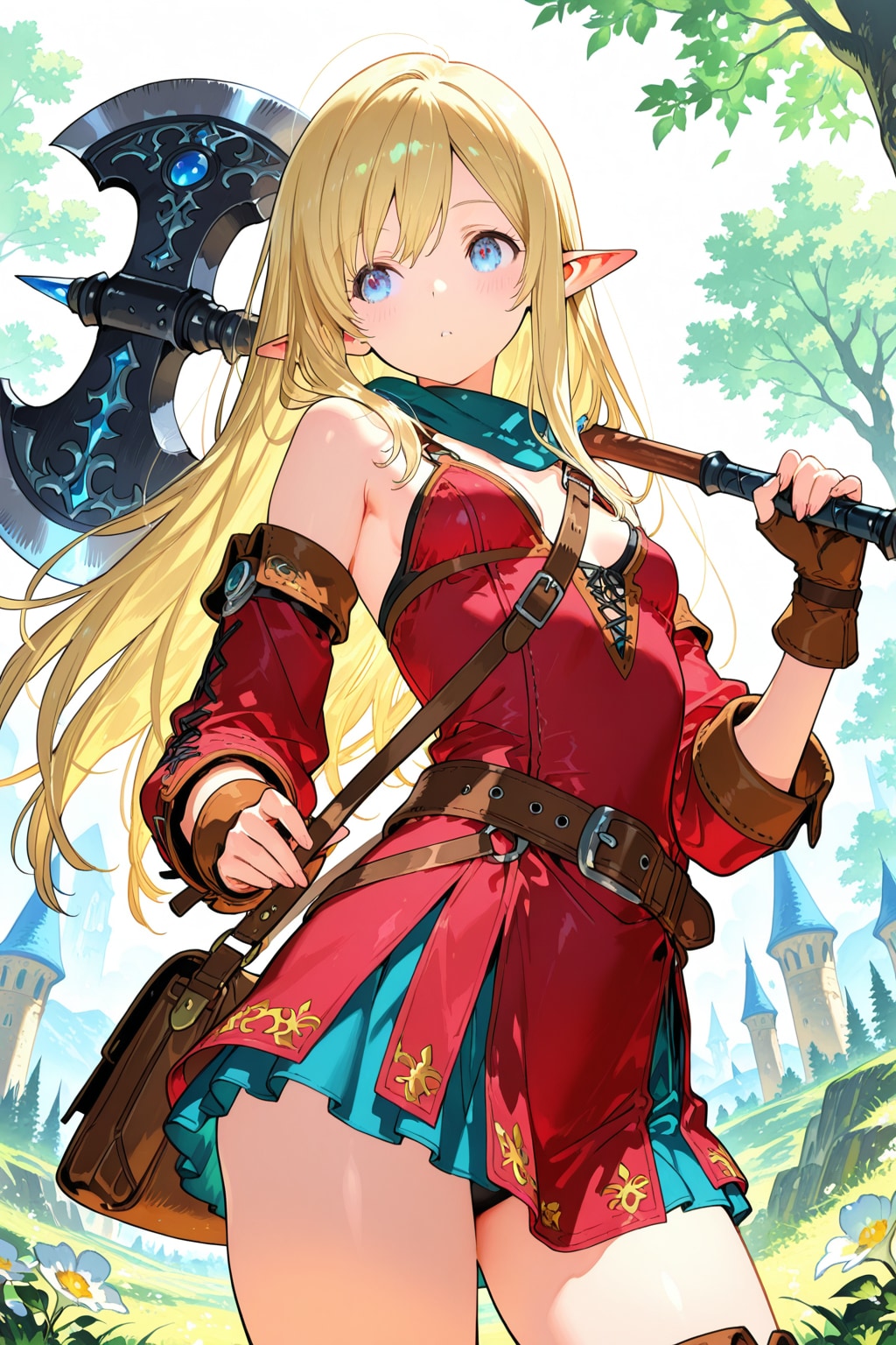 斧エルフ
