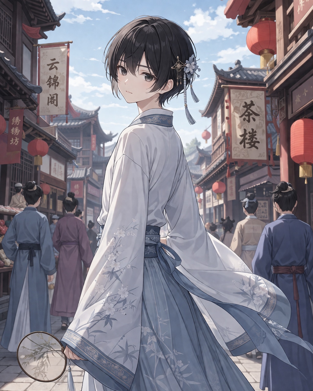 漢服の男の娘