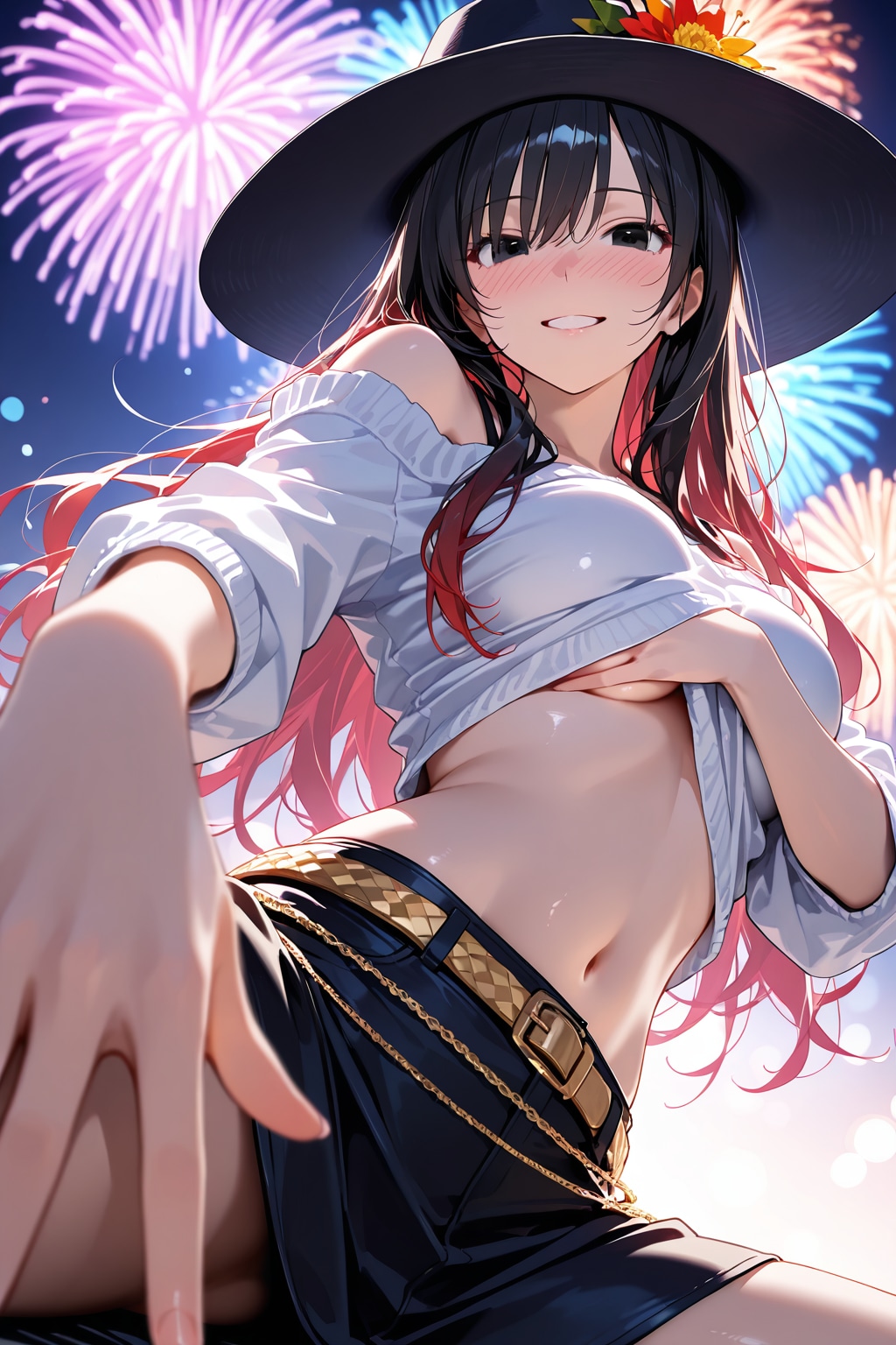 一緒に踊ろっ♡　フェスティバルで熱くなっちゃうお姉さん