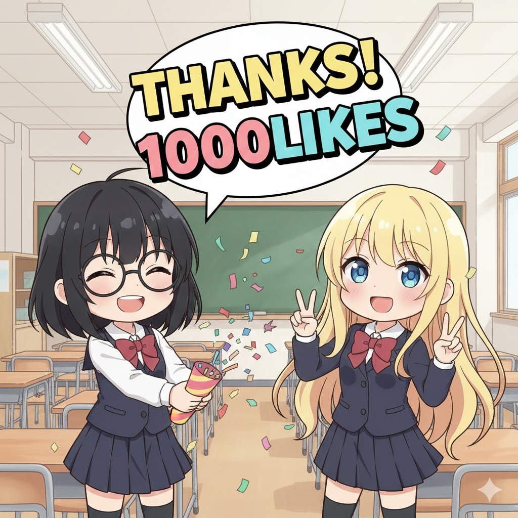 1000いいね到達！ | の人気AIイラスト・グラビア