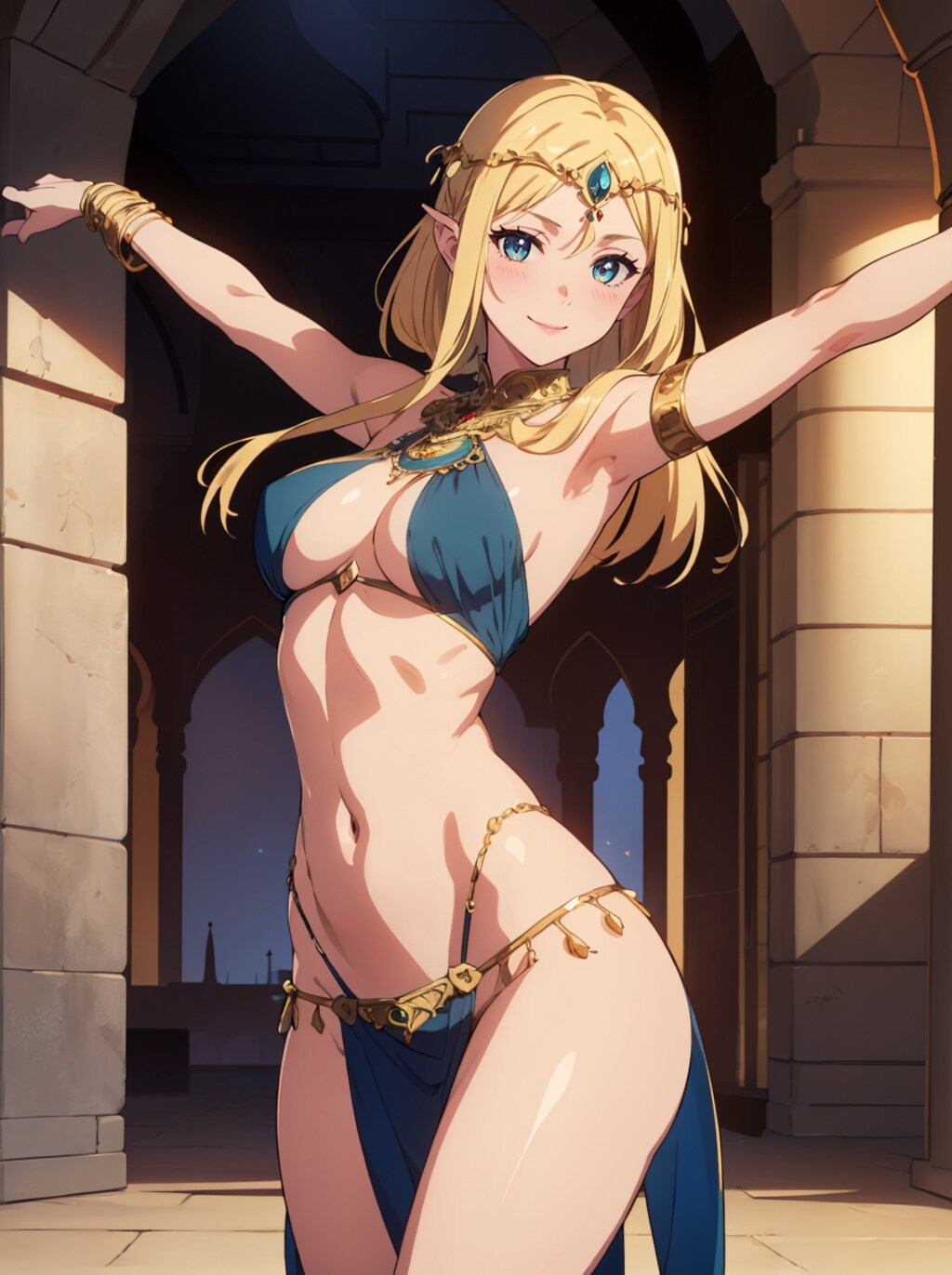 ハーレムダンサー(イラスト・アニメ)
