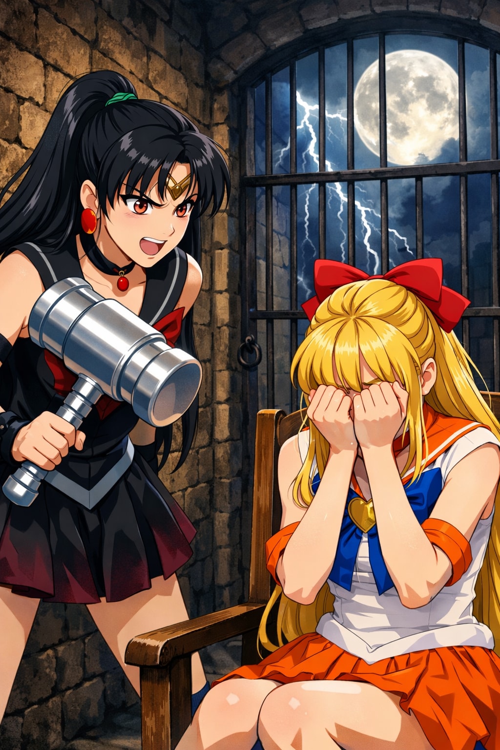 せつな愛の説教部屋 | の人気AIイラスト・グラビア