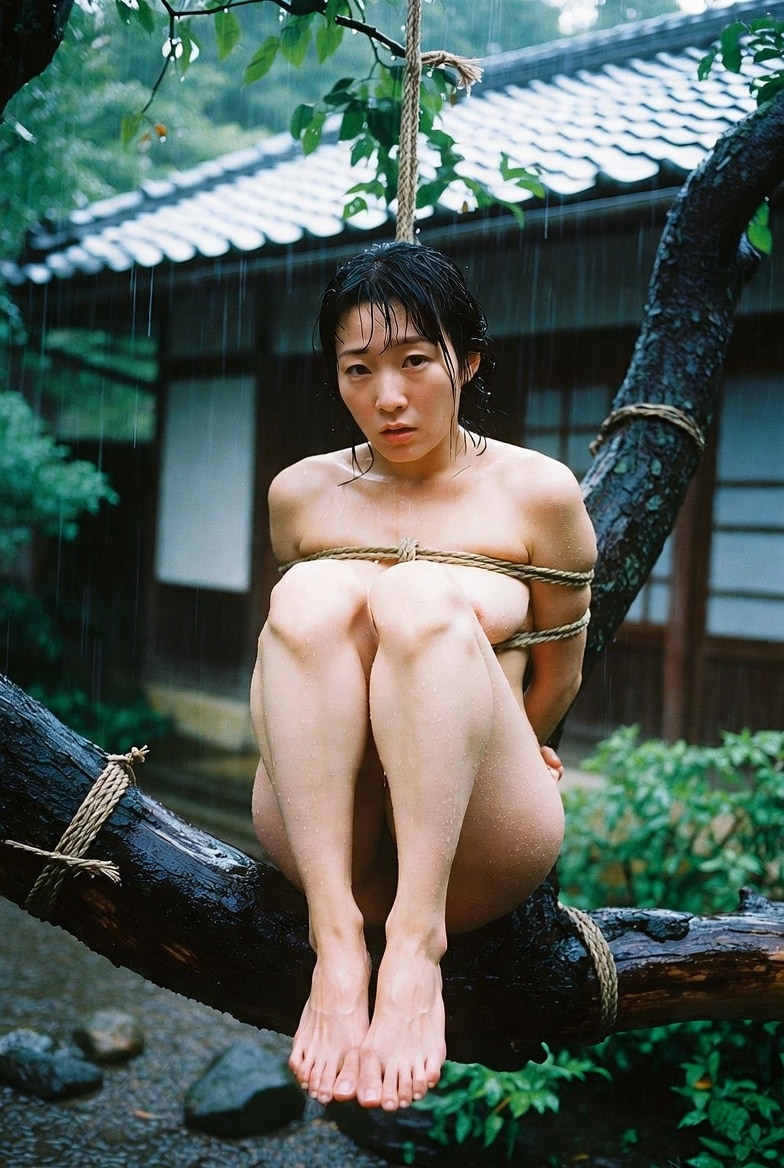 緊縛スチール写真　モデルになりたいと自らＳＭ雑誌の編集部に電話してきた、文学部のドＭな女の子（解説つき）