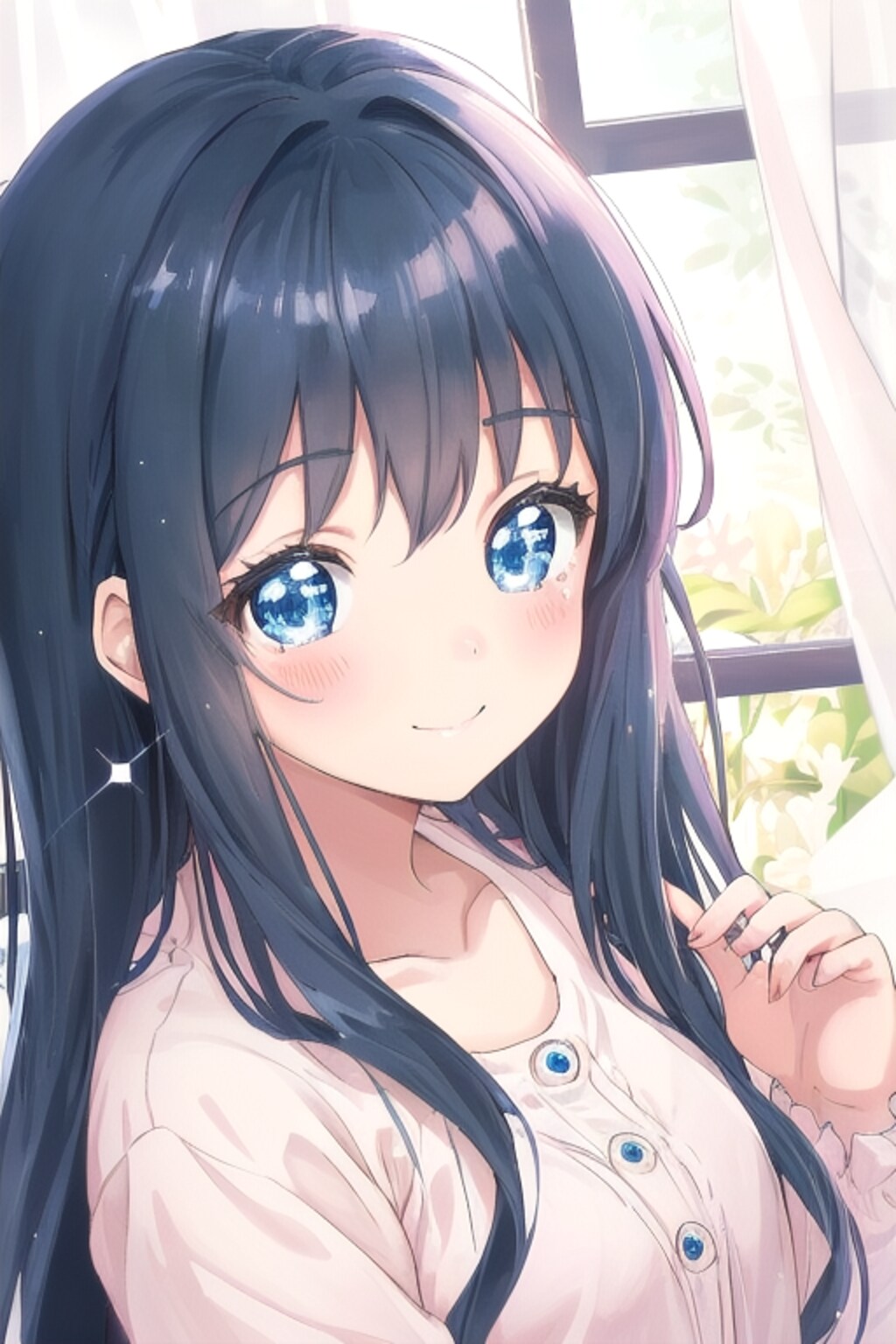 ロングの女の子