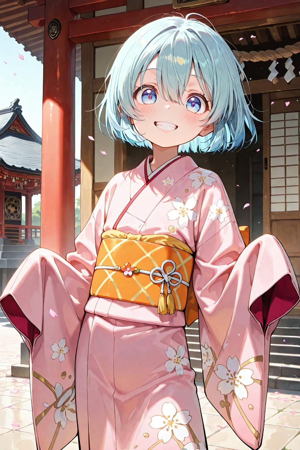 お着物 | の人気AIイラスト・グラビア