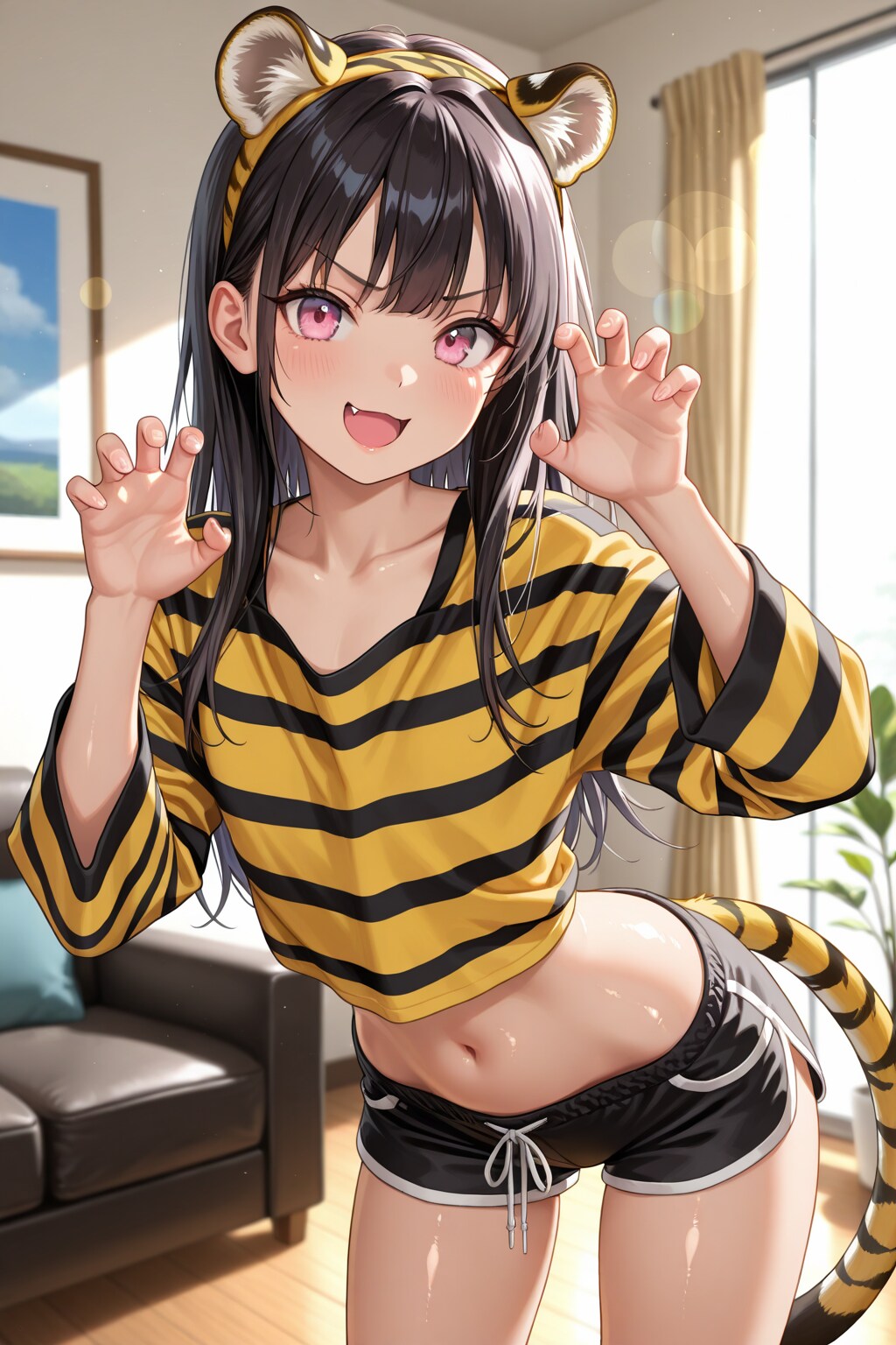 「ほら、がおー！」