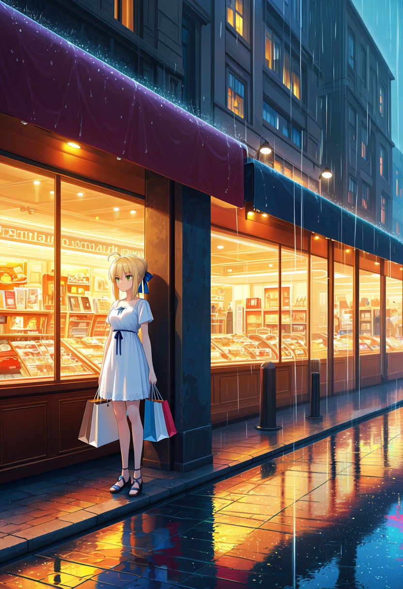 雨上がりのショッピング