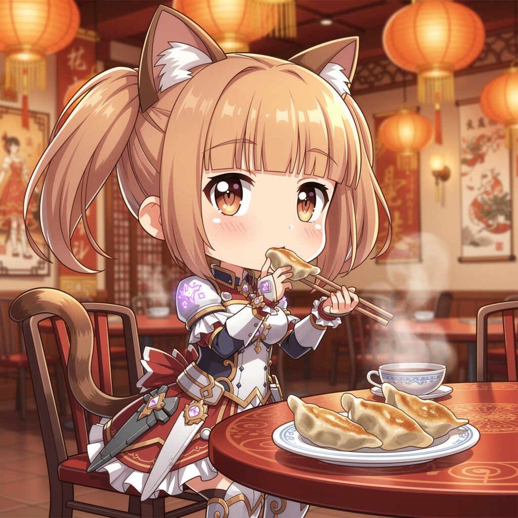 茶ツイにゃん。3月8日 #ギョーザの日