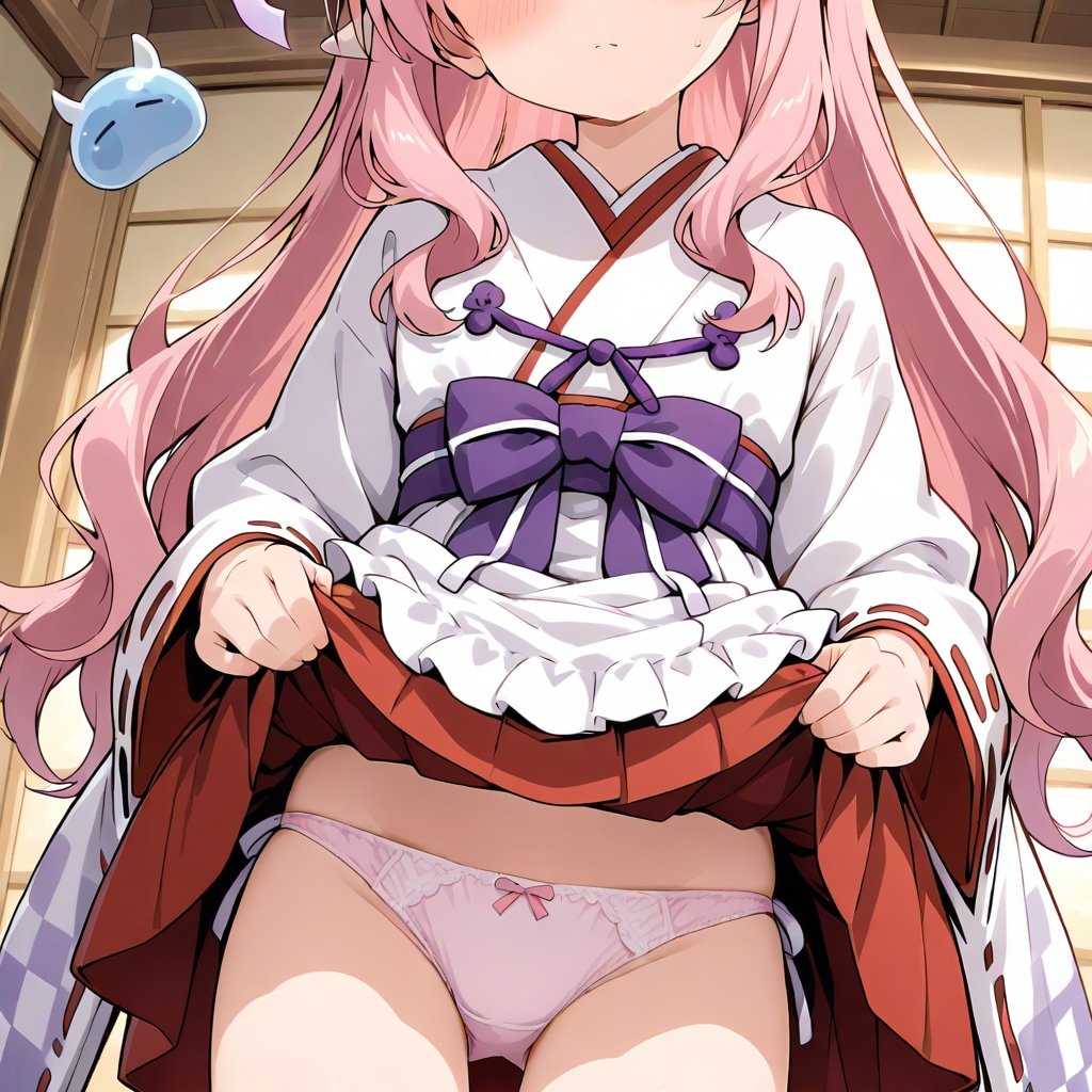 パンツが見たいだなんてリムル様のエッチ