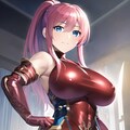 ハイレグレオタード女性集（桃髪ロングヘア編） 2枚目