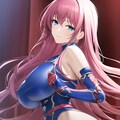ハイレグレオタード女性集（桃髪ロングヘア編） 11枚目