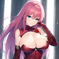 ハイレグレオタード女性集（桃髪ロングヘア編） 7枚目