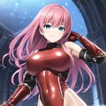 ハイレグレオタード女性集（桃髪ロングヘア編） 4枚目