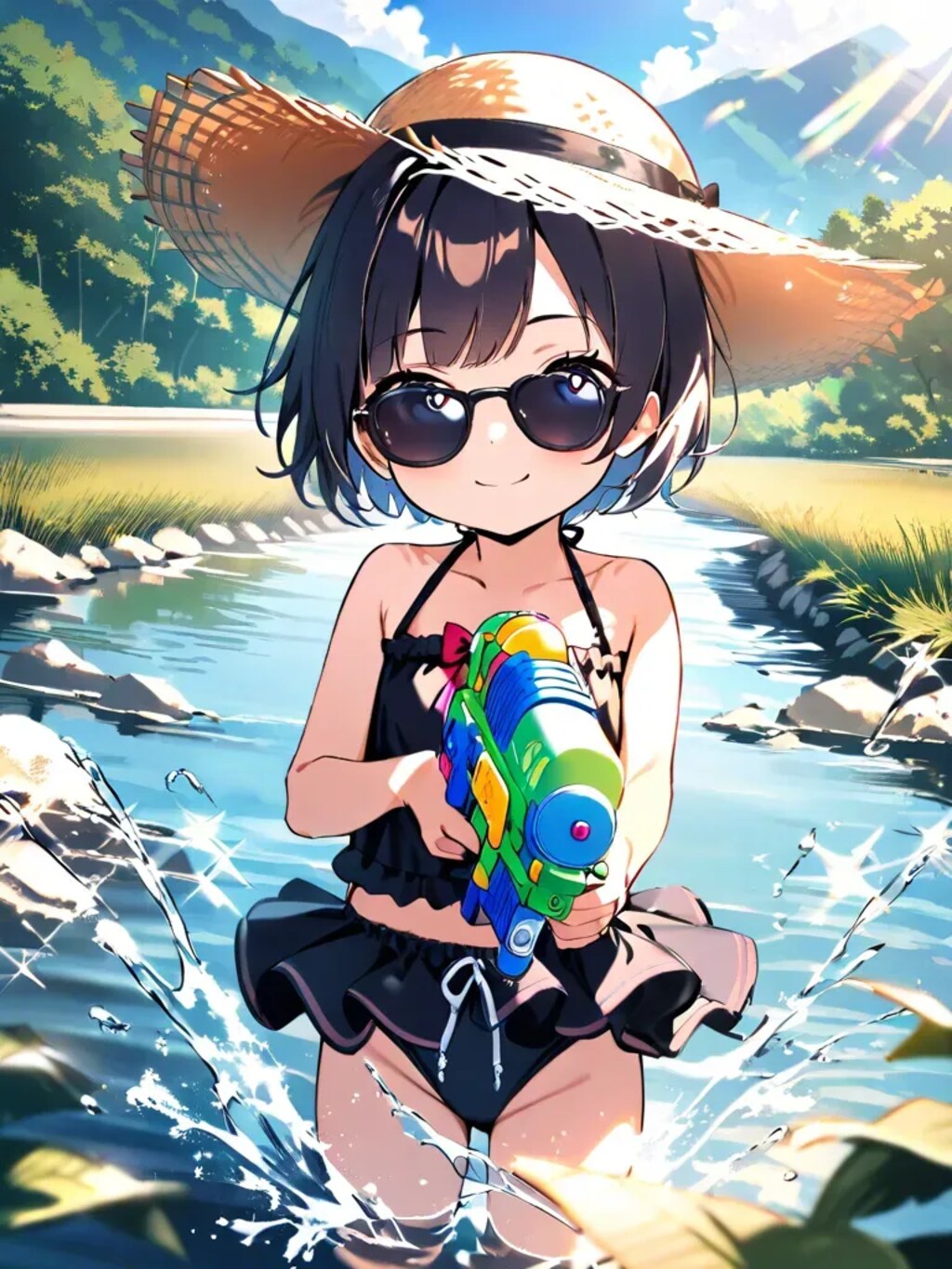 この水場は占拠した！