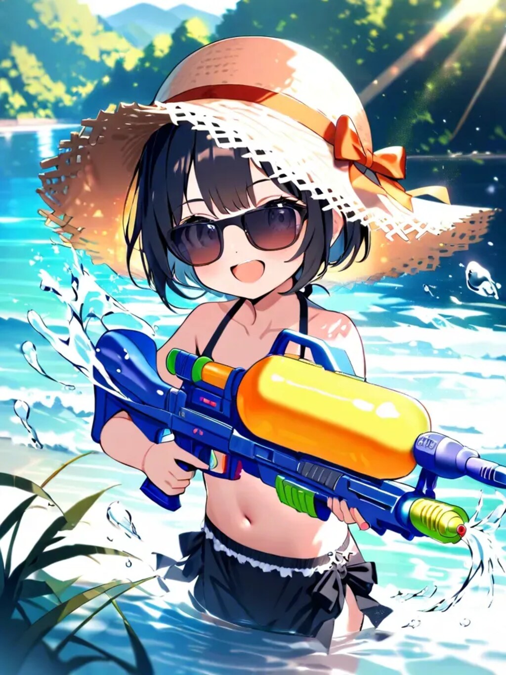 この水場は占拠した！