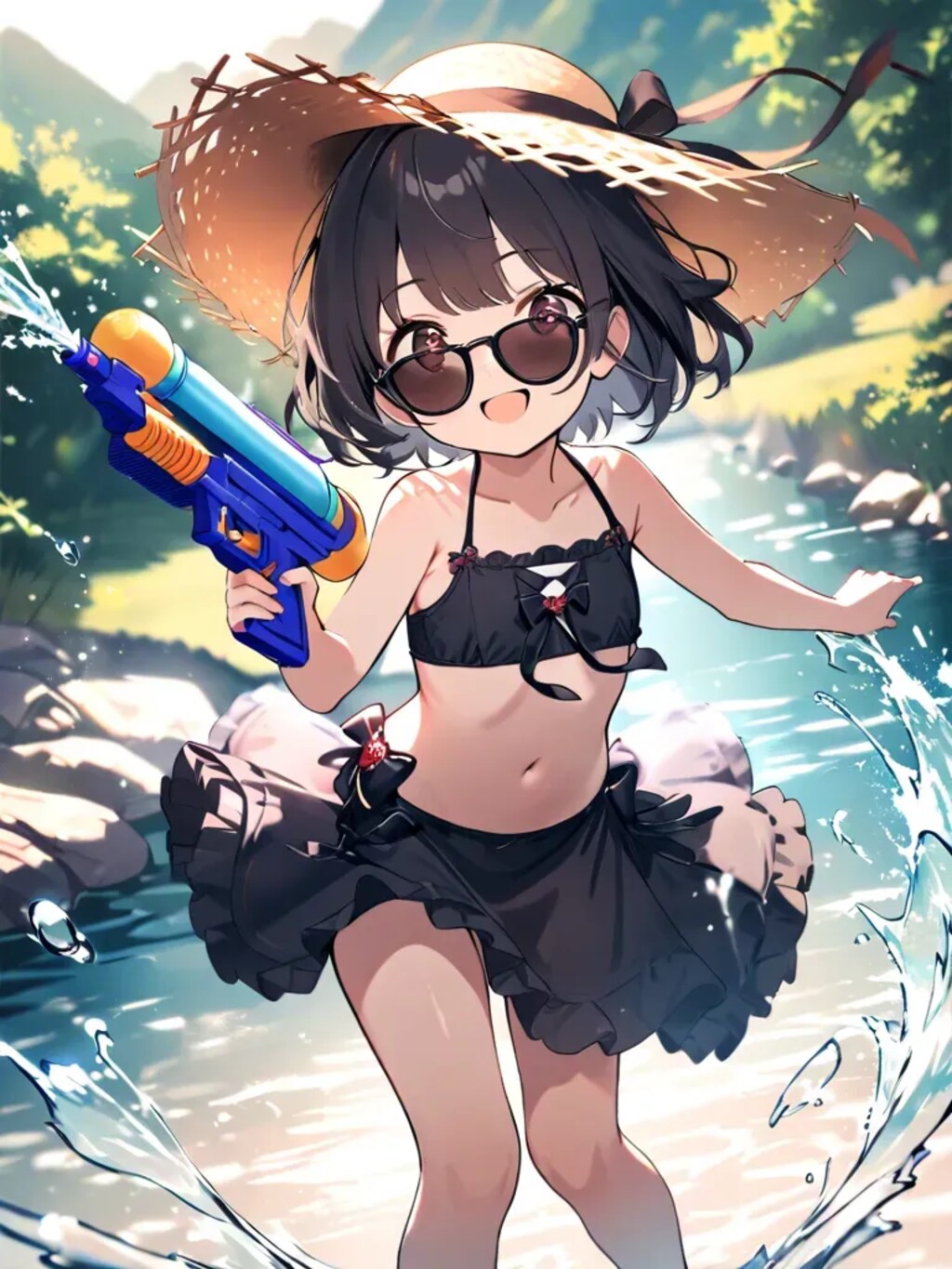 この水場は占拠した！